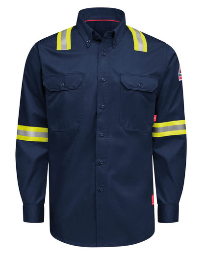 Bulwark Nomex® Comfort Enhanced-Vis Woven Long Sleeve Shirt - QS26EVH