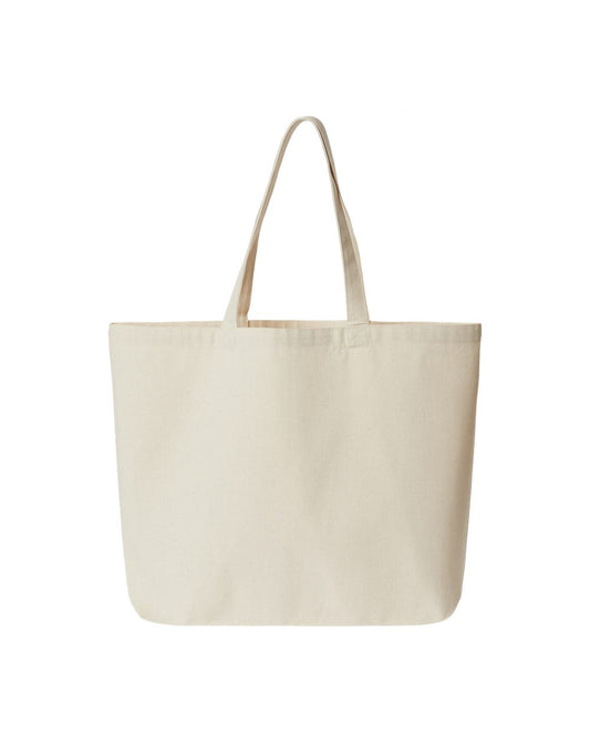 OAD Jumbo Recycled Midweight Gusseted Canvas Tote - OAD108R