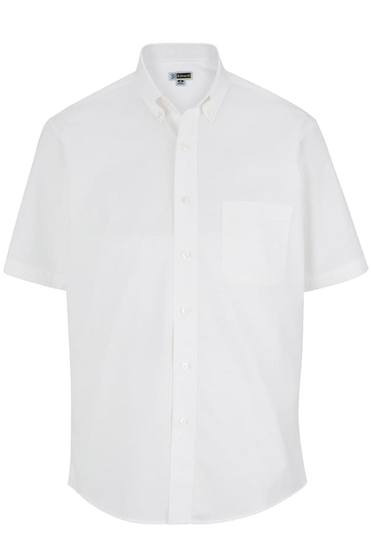 Lightweight Poplin Short Sleeve Mens Shirt - 1245