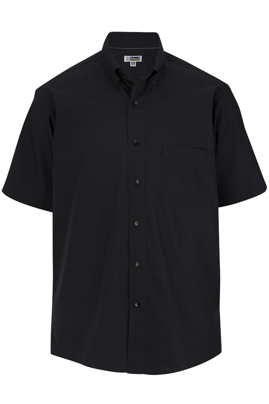 Lightweight Poplin Short Sleeve Mens Shirt - 1245