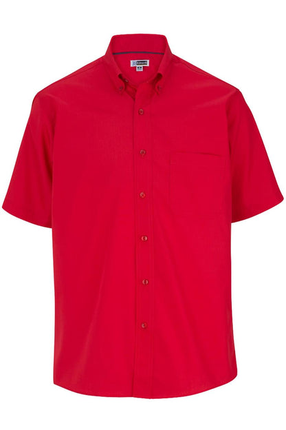 Lightweight Poplin Short Sleeve Mens Shirt - 1245