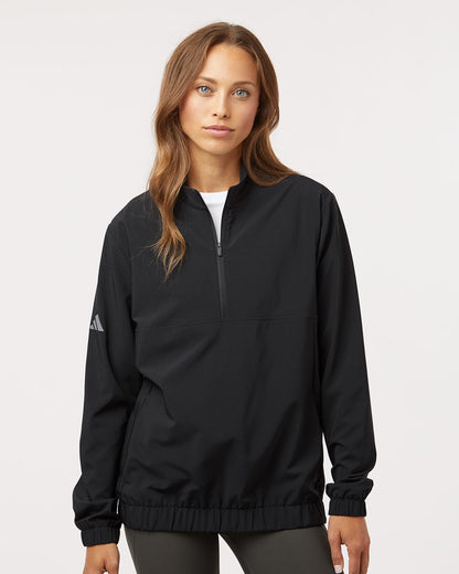 Adidas Women's Woven Half-Zip Pullover - A706