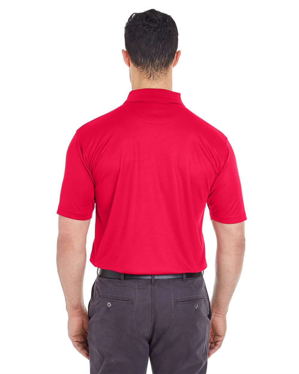 UltraClub Men's Tall Cool & Dry Mesh Piqué Polo - 8210T