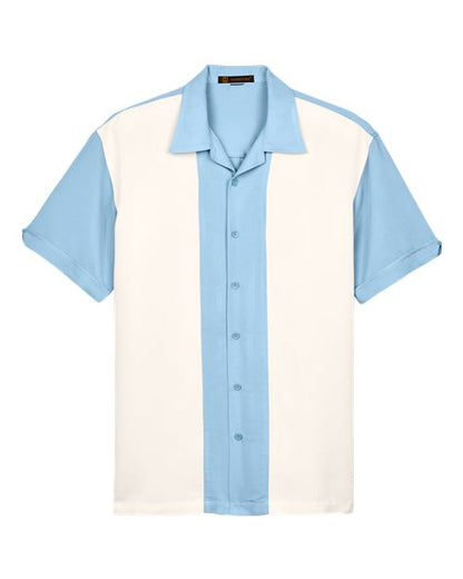 Men's Two-Tone Camp Shirt