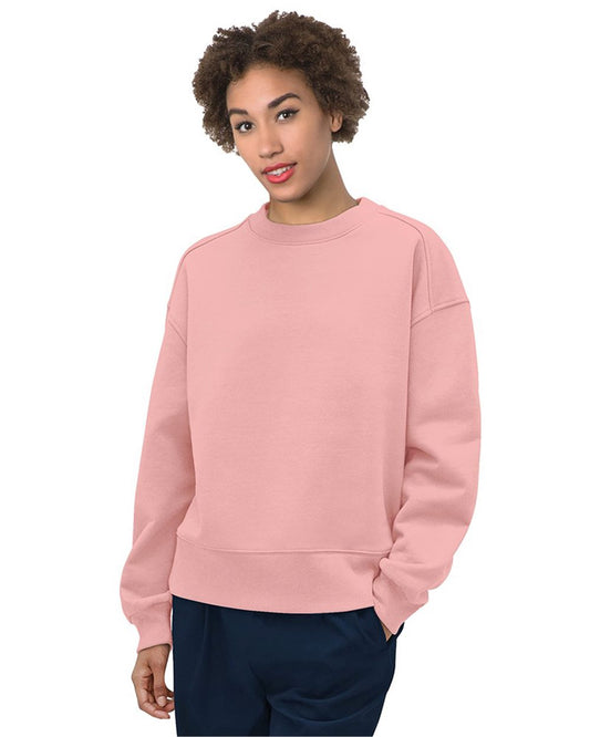 Bayside Women's USA-Made Fleece Crewneck Sweatshirt - 7702