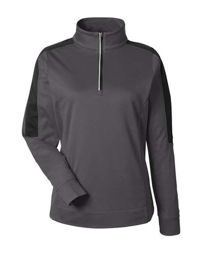 Women's Market Snag Protect Mesh Colorblock Quarter-Zip Pullover