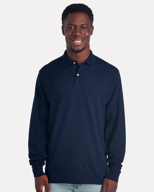 JERZEES Dri-Power® Long Sleeve Polo - 437LR