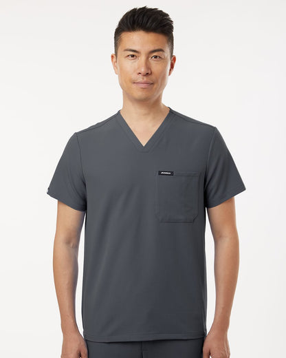 Jaanuu Holmes Everyday 1-Pocket Scrub V-Neck Top - M10001