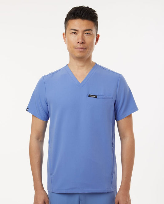 Jaanuu Platt 3-Pocket Scrub V-Neck Top - M10002