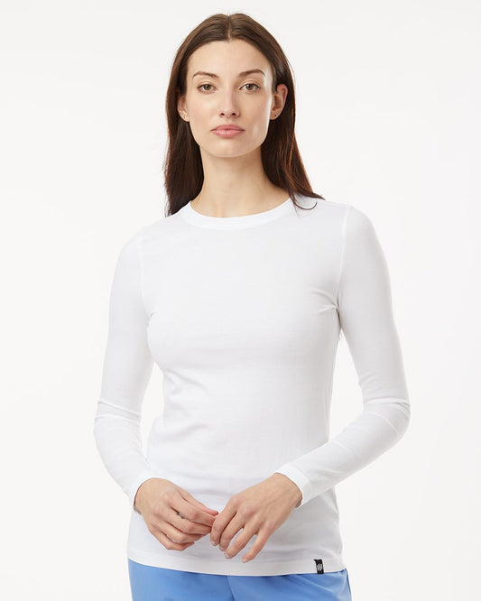 Jaanuu Women's RegenX Cotton Underscrub Long Sleeve T-Shirt - W30002U
