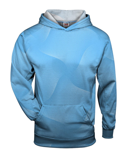 Badger Youth Warp Hooded Long Sleeve T-Shirt - 2413