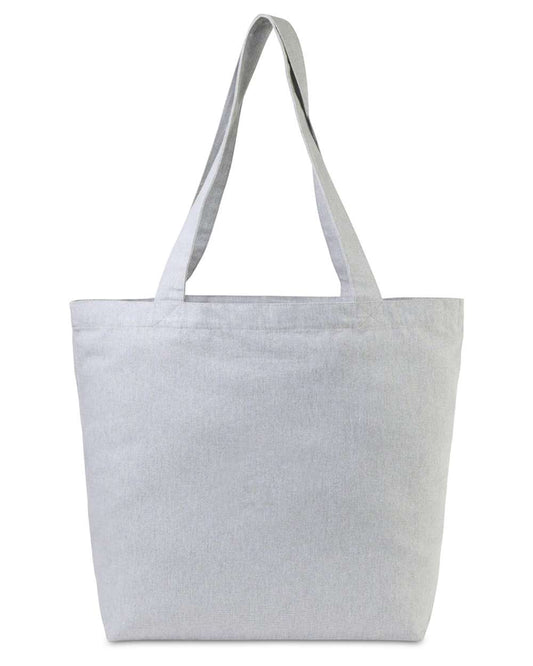 Gemline Aware™ Recycled Cotton Shopper Tote Bag With Interior Zip Pocket - 102036