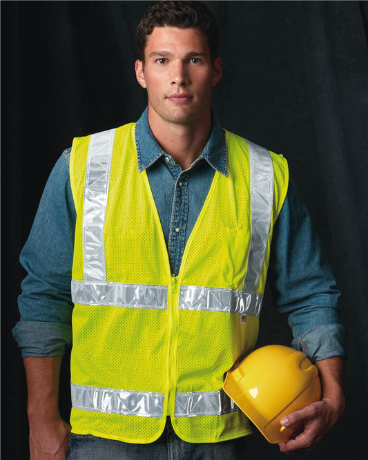 Bayside USA-Made Mesh Safety Vest - 3785