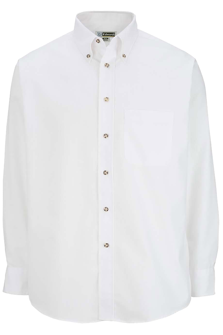 Easy Care Poplin Long Sleeve Mens Shirt - 1280