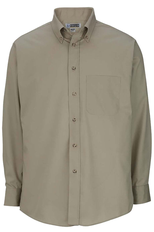Easy Care Poplin Long Sleeve Mens Shirt - 1280