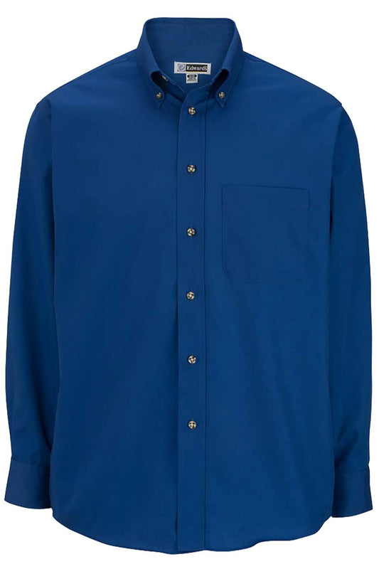Easy Care Poplin Long Sleeve Mens Shirt - 1280