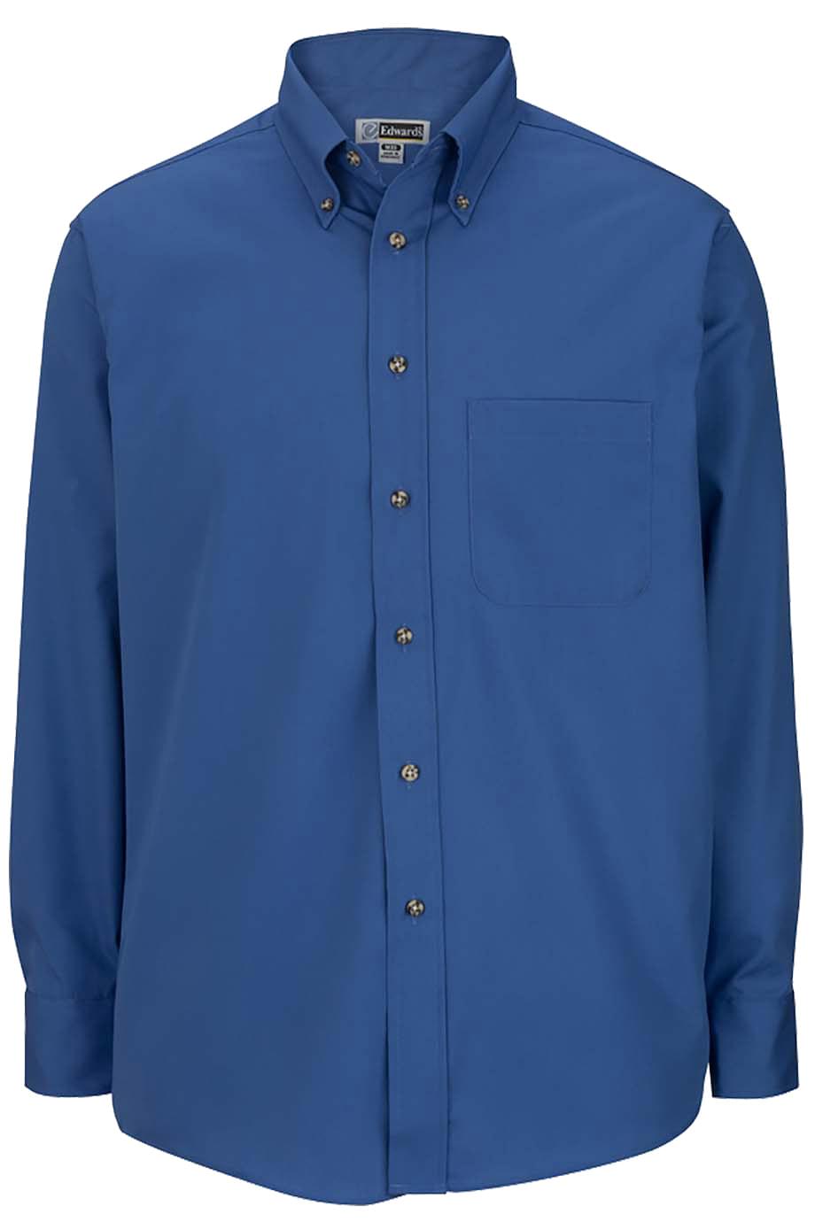 Easy Care Poplin Long Sleeve Mens Shirt - 1280