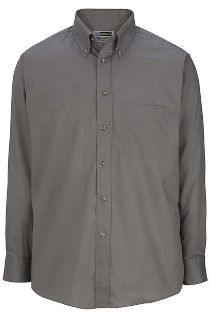 Easy Care Poplin Long Sleeve Mens Shirt - 1280