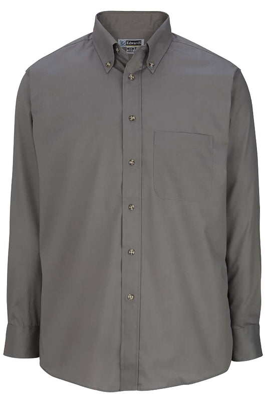 Easy Care Poplin Long Sleeve Mens Shirt - 1280