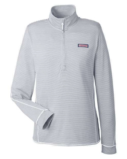 Women's Microstripe Sankaty Half-Zip Pullover