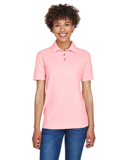 UltraClub Women's Whisper Pique Polo - 8541