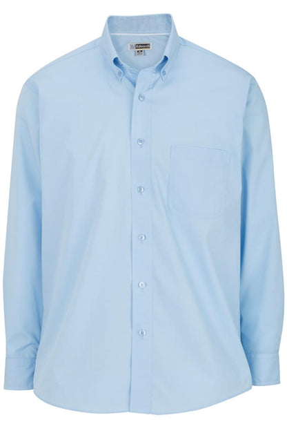 Lightweight Poplin Long Sleeve Mens Shirt