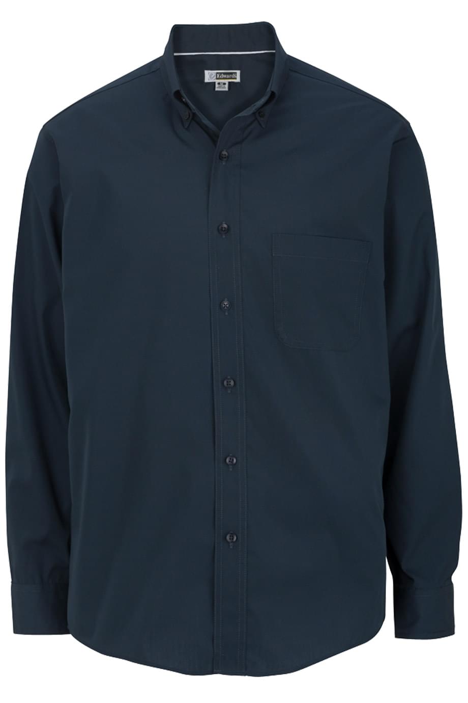 Lightweight Poplin Long Sleeve Mens Shirt