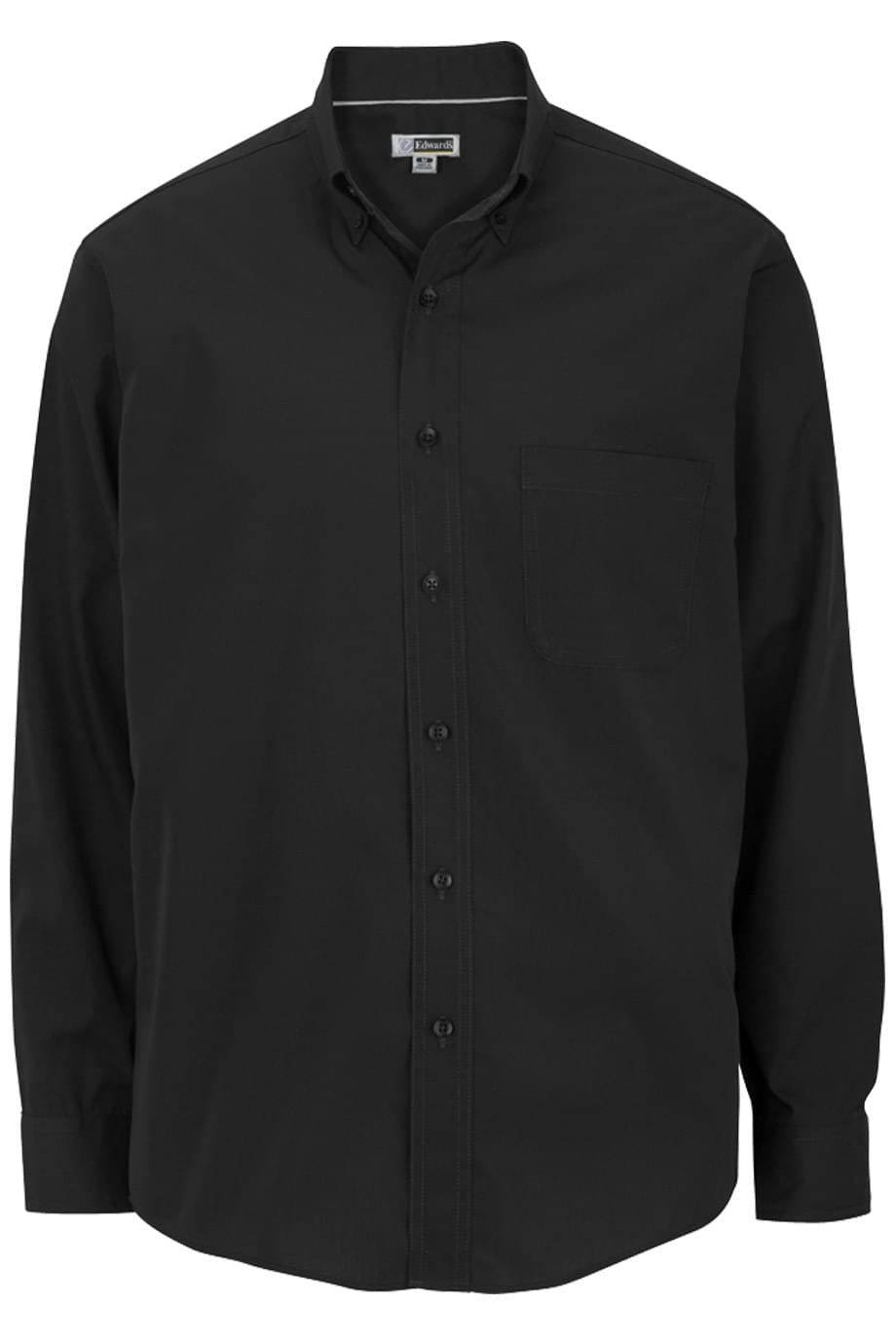 Lightweight Poplin Long Sleeve Mens Shirt