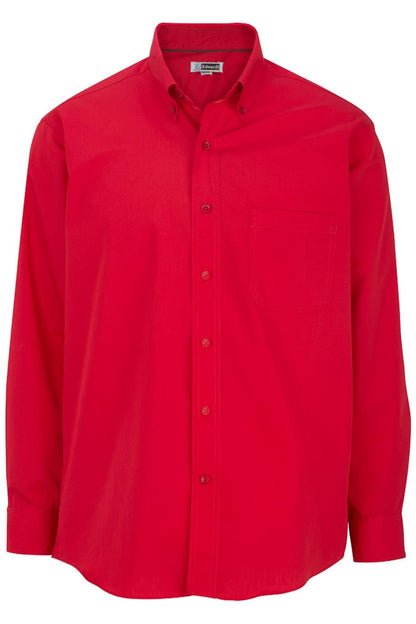 Lightweight Poplin Long Sleeve Mens Shirt