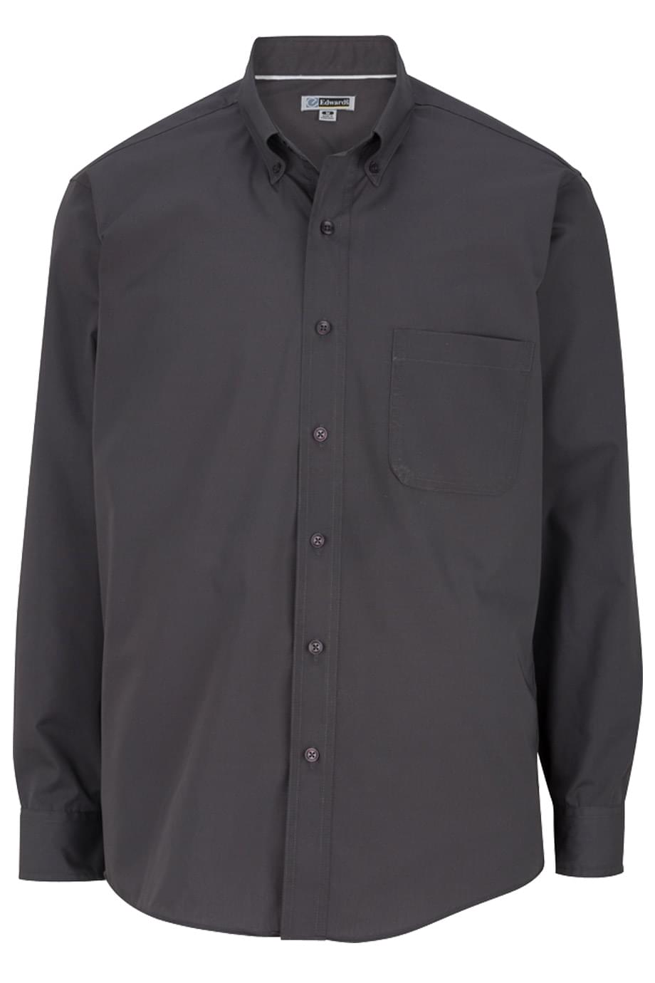 Lightweight Poplin Long Sleeve Mens Shirt