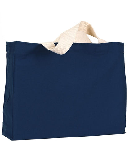 Bayside USA Made Cotton Canvas Medium Gusset Tote Bag - BA750