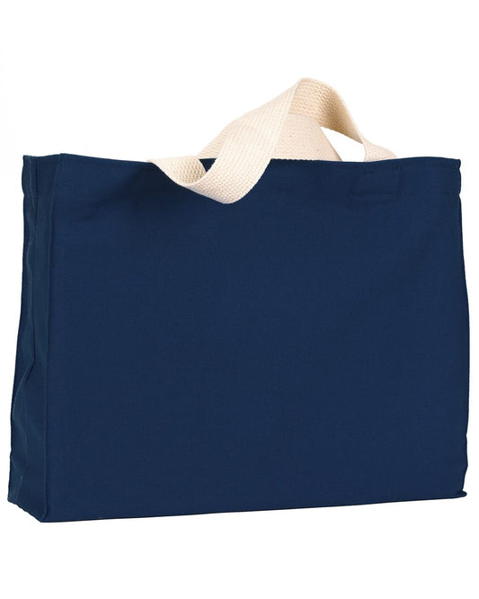 Bayside USA Made Cotton Canvas Medium Gusset Tote Bag - BA750