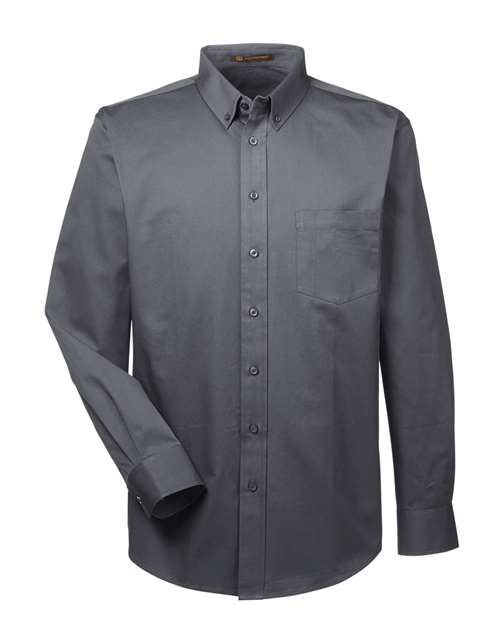 Men's Foundation Cotton Twill Dress Shirt with Teflon