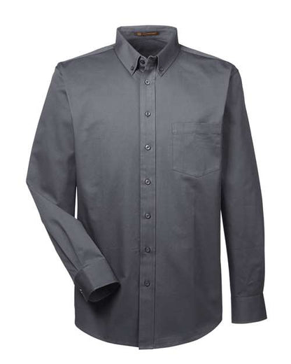 Men's Foundation Cotton Twill Dress Shirt with Teflon