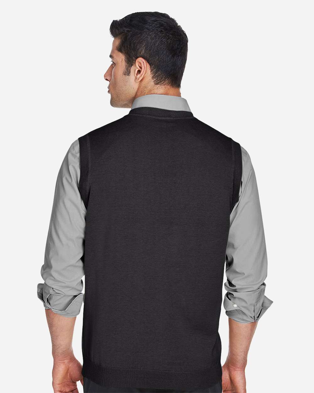 Devon & Jones Unisex V-Neck Sweater Vest - D477