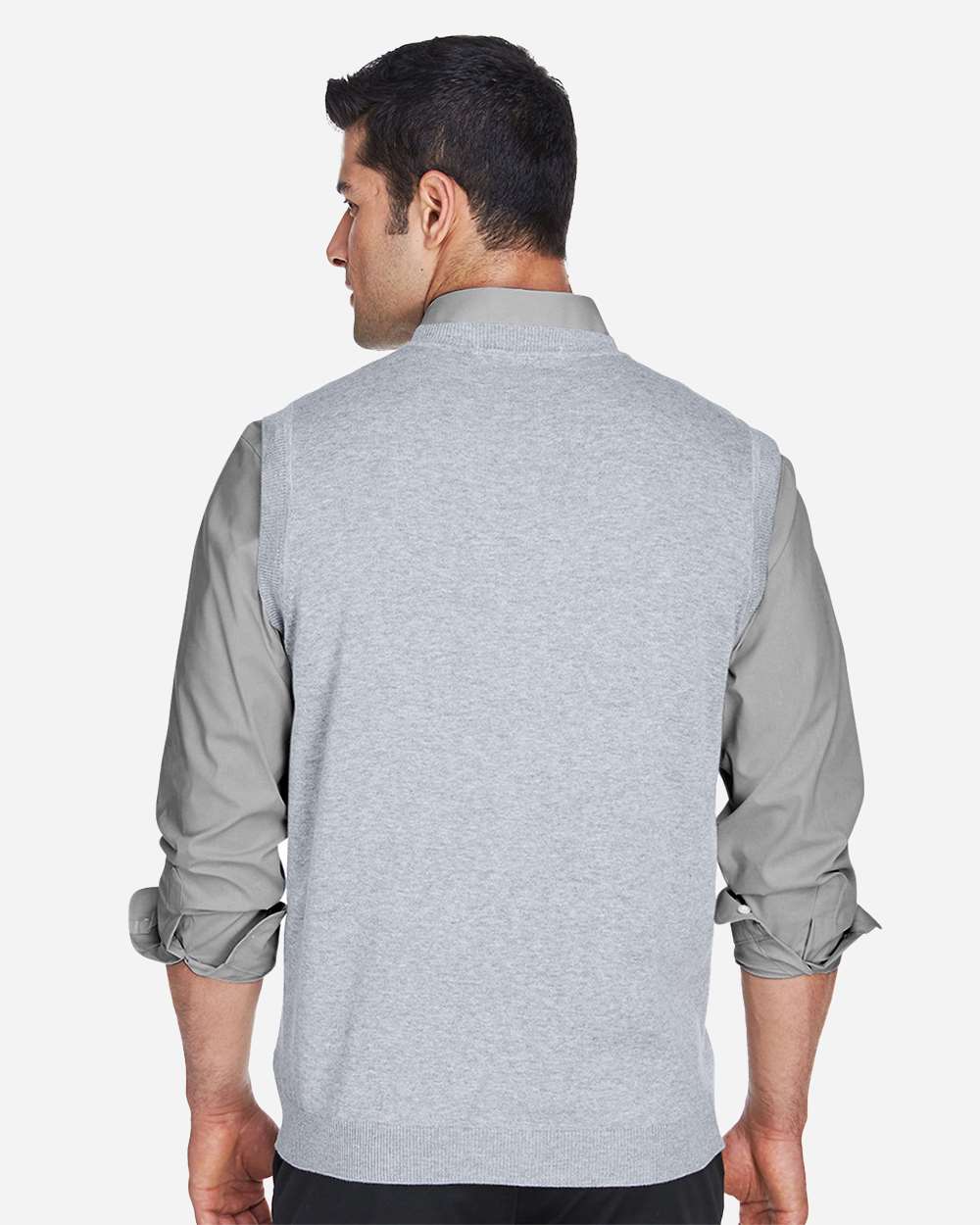 Devon & Jones Unisex V-Neck Sweater Vest - D477