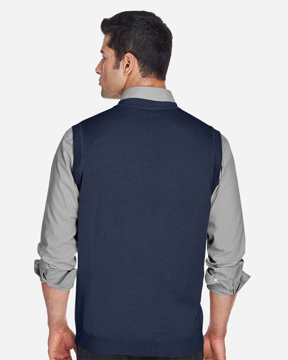 Devon & Jones Unisex V-Neck Sweater Vest - D477