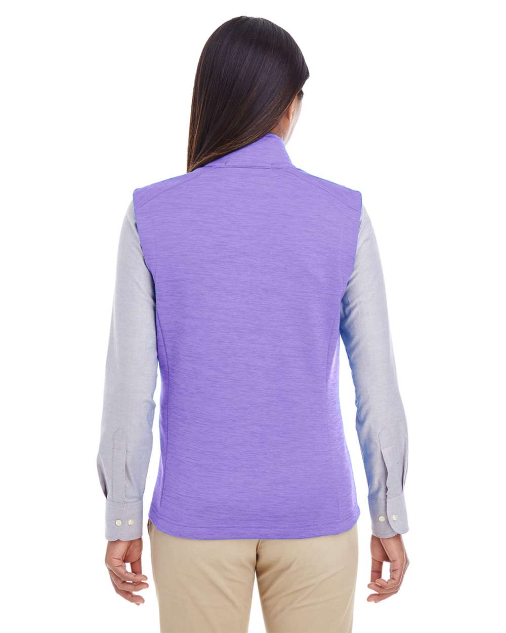 Devon & Jones Women's Newbury Mélange Fleece Vest - DG797W
