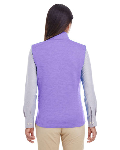 Devon & Jones Women's Newbury Mélange Fleece Vest - DG797W