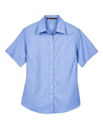 Women's Stain-Release Short Sleeve Oxford Shirt