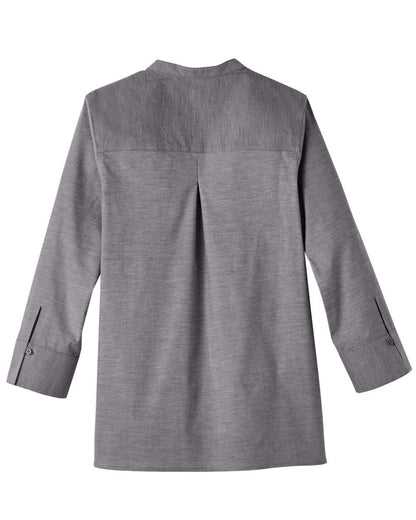 Devon & Jones Women's Crown Collection® Stretch Pinpoint Chambra Three-Quarter Sleeve Shirt - DG562W