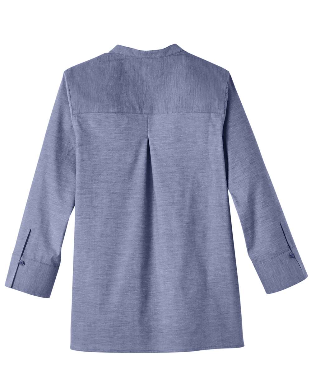 Devon & Jones Women's Crown Collection® Stretch Pinpoint Chambra Three-Quarter Sleeve Shirt - DG562W