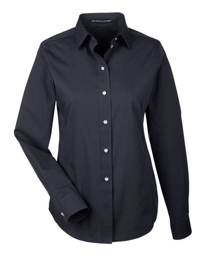 Women's Crown Collection® Striped Woven Dress Shirt