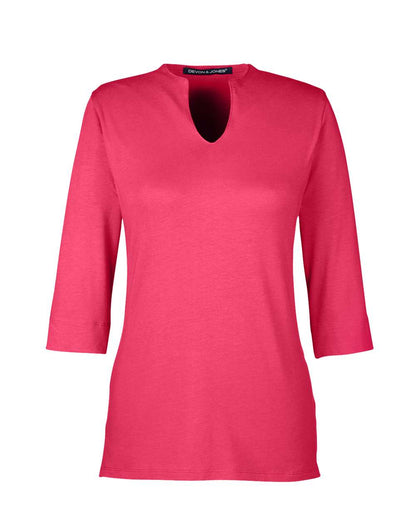 Devon & Jones Women's Perfect Fit™ Tailored Open Neckline Top - DP188W
