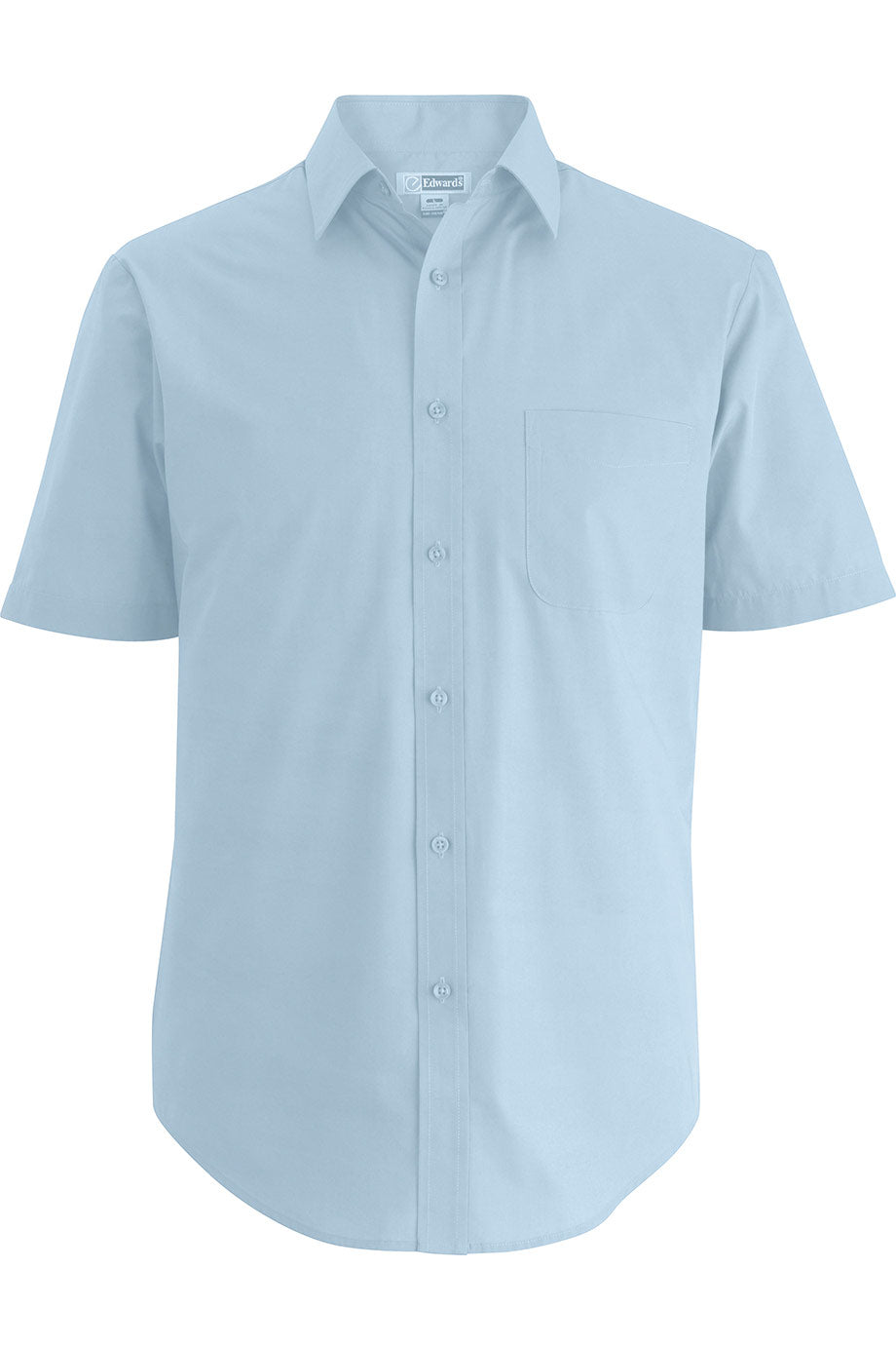 Mens Essential Broadcloth Shirt Short Sleeve - 1314PAC