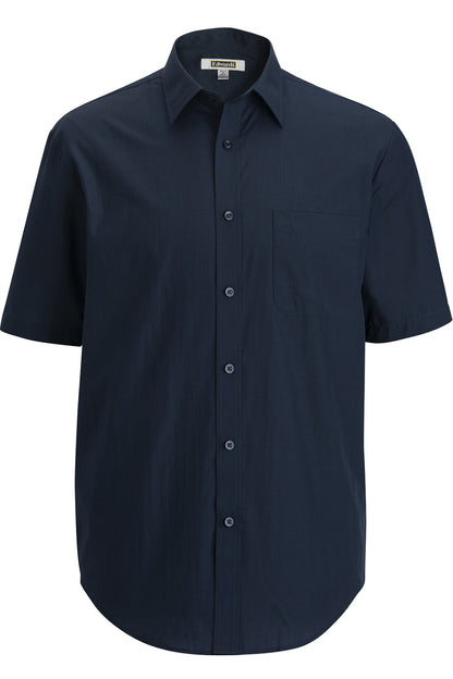 Essential Broadcloth Short Sleeve Mens Shirt