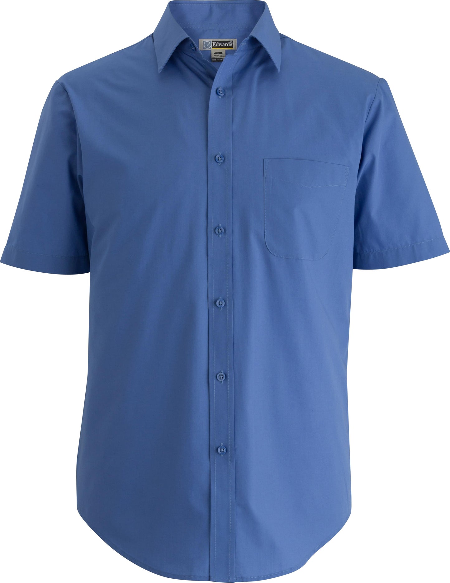 Essential Broadcloth Short Sleeve Mens Shirt - 1314