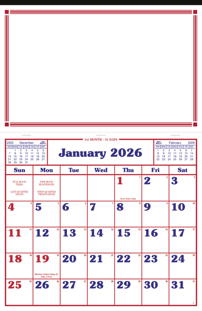 Skinner  Kennedy Apron Style Calendar-1319-E