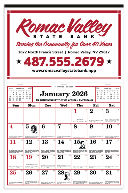 Skinner  Kennedy Apron Style Calendar-1319-E