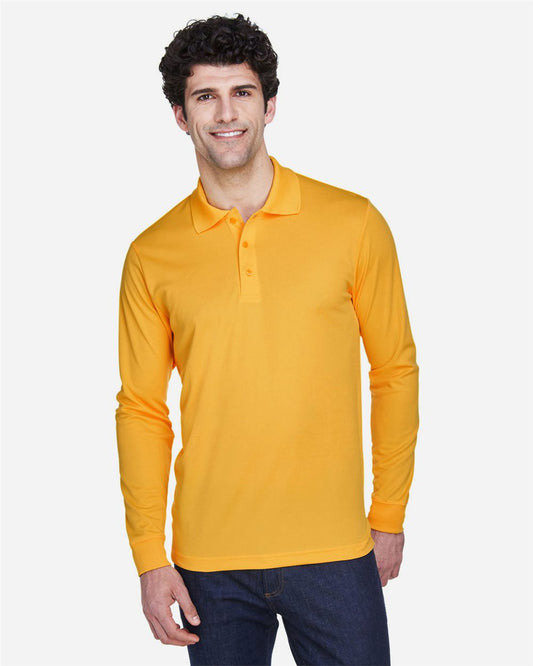 CORE365 Men's Pinnacle Performance Long Sleeve Piqué Polo - 88192